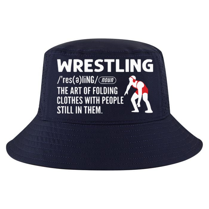 Definition Of Wrestling Wrestler Cool Comfort Performance Bucket Hat