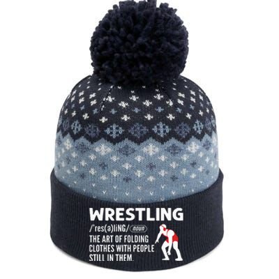 Definition Of Wrestling Wrestler The Baniff Cuffed Pom Beanie