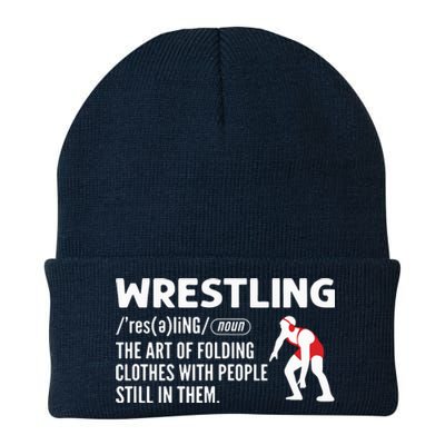 Definition Of Wrestling Wrestler Knit Cap Winter Beanie