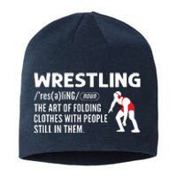 Definition Of Wrestling Wrestler Sustainable Beanie