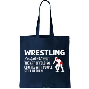 Definition Of Wrestling Wrestler Tote Bag