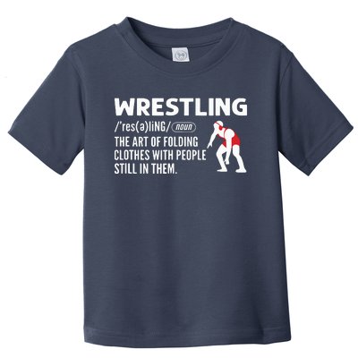 Definition Of Wrestling Wrestler Toddler T-Shirt