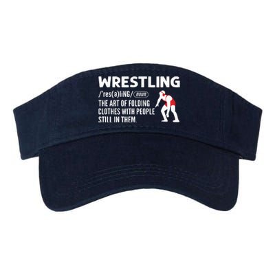 Definition Of Wrestling Wrestler Valucap Bio-Washed Visor