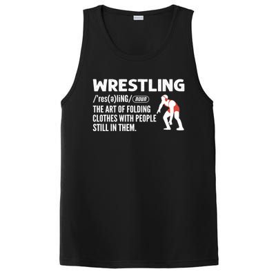 Definition Of Wrestling Wrestler Gift PosiCharge Competitor Tank