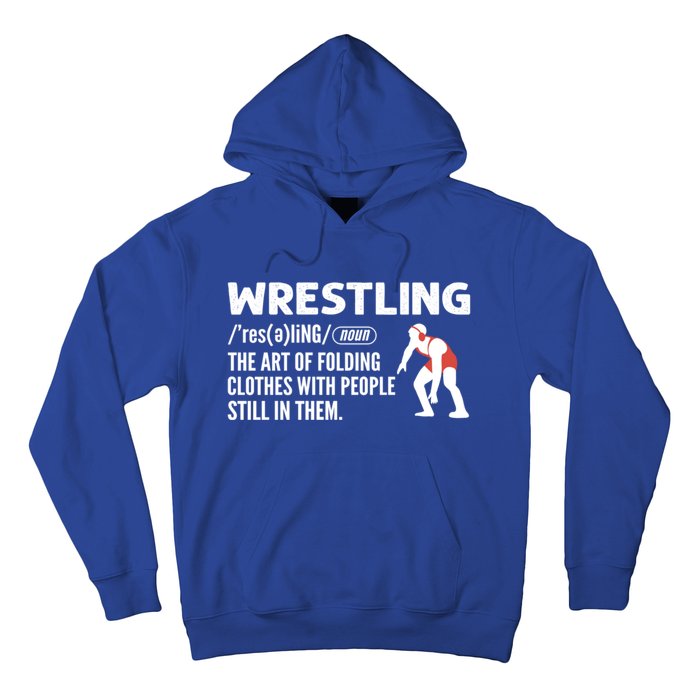 Definition Of Wrestling Wrestler Gift Hoodie