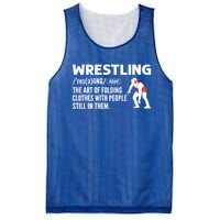 Definition Of Wrestling Wrestler Gift Mesh Reversible Basketball Jersey Tank