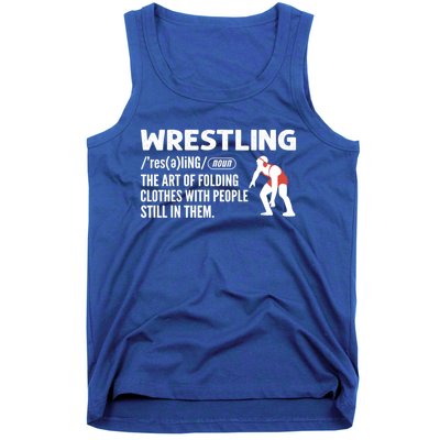 Definition Of Wrestling Wrestler Gift Tank Top