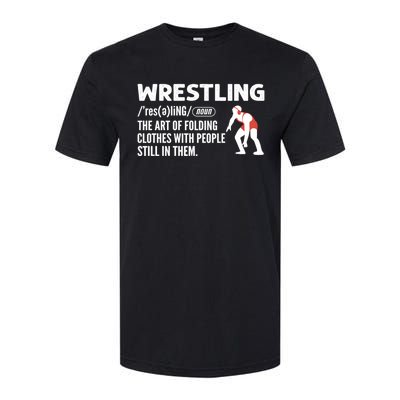 Definition Of Wrestling Wrestler Gift Softstyle® CVC T-Shirt