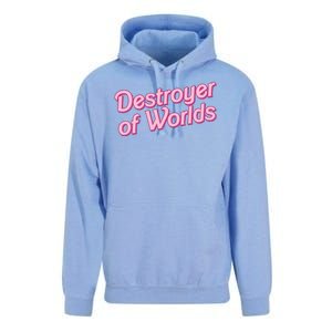 Detroyer Of Worlds Funny Barbe Barbenheimer Unisex Surf Hoodie