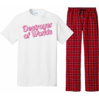 Detroyer Of Worlds Funny Barbe Barbenheimer Pajama Set