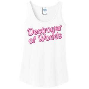 Detroyer Of Worlds Funny Barbe Barbenheimer Ladies Essential Tank