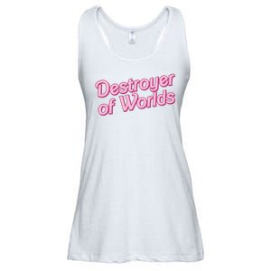 Detroyer Of Worlds Funny Barbe Barbenheimer Ladies Essential Flowy Tank