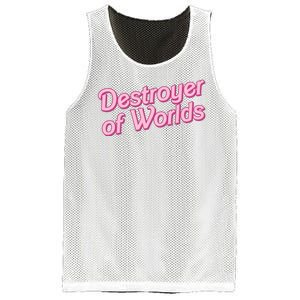 Detroyer Of Worlds Funny Barbe Barbenheimer Mesh Reversible Basketball Jersey Tank