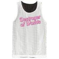 Detroyer Of Worlds Funny Barbe Barbenheimer Mesh Reversible Basketball Jersey Tank