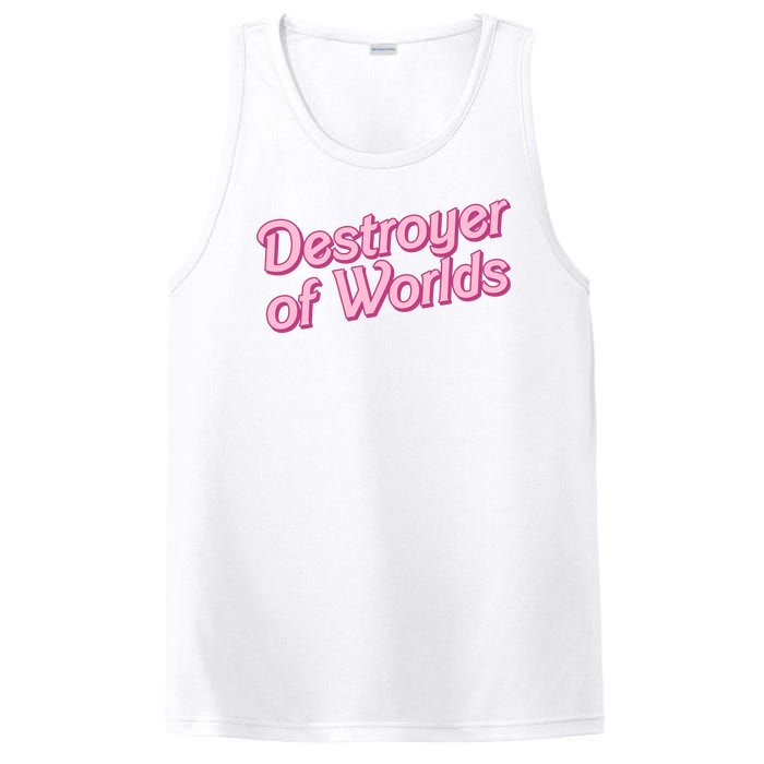 Detroyer Of Worlds Funny Barbe Barbenheimer PosiCharge Competitor Tank