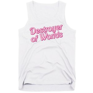 Detroyer Of Worlds Funny Barbe Barbenheimer Tank Top