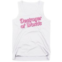 Detroyer Of Worlds Funny Barbe Barbenheimer Tank Top