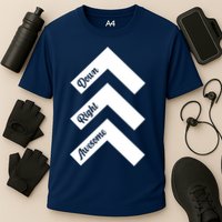 Down Right Awesome Arrow Down Syndrome Awareness Cooling Performance Crew T-Shirt