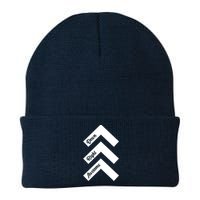 Down Right Awesome Arrow Down Syndrome Awareness Knit Cap Winter Beanie