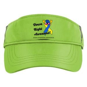 Down Right Awesome Down Syndrome Adult Drive Performance Visor