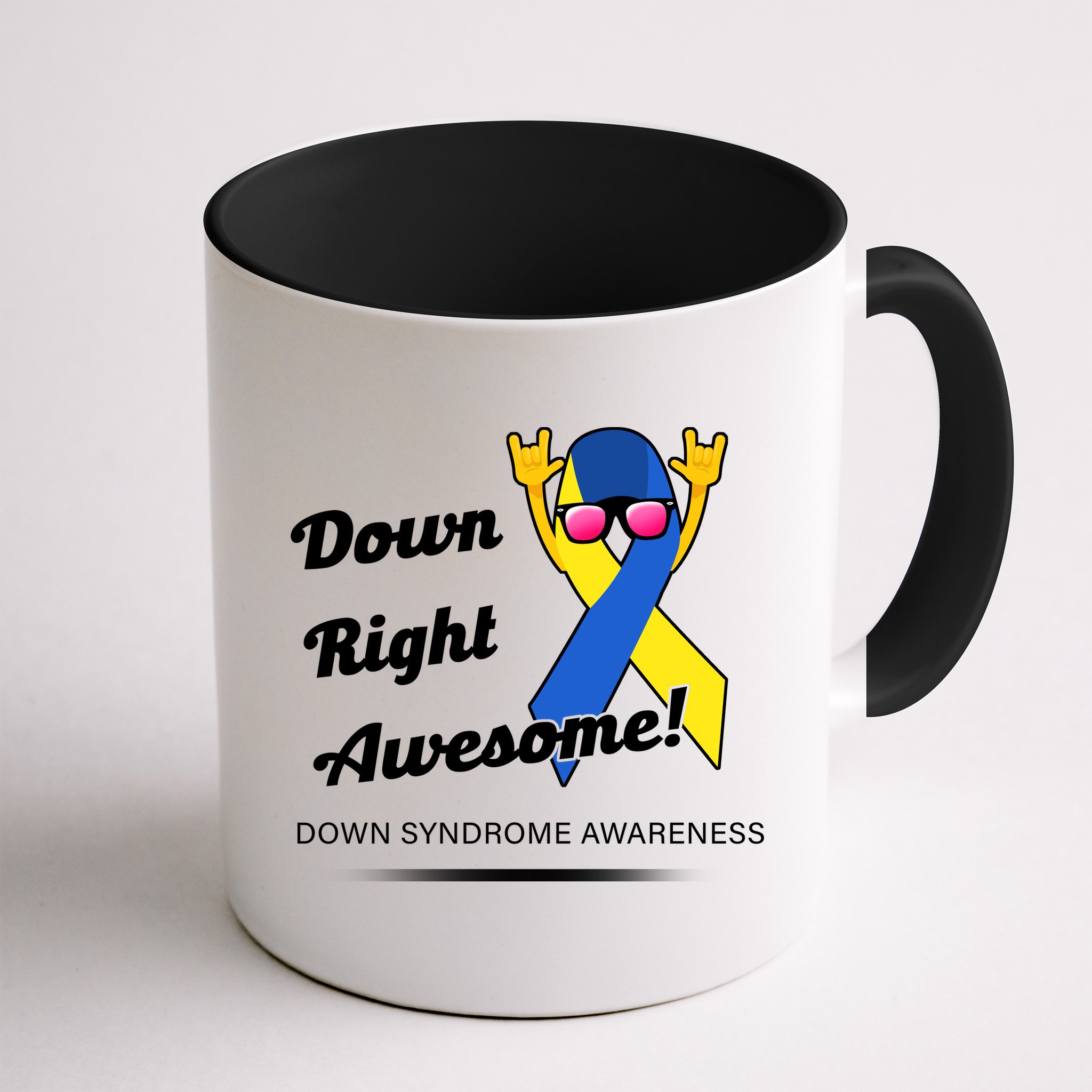 Down Right Awesome Down Syndrome Mug
