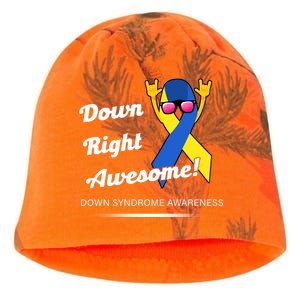 Down Right Awesome Down Syndrome Kati - Camo Knit Beanie