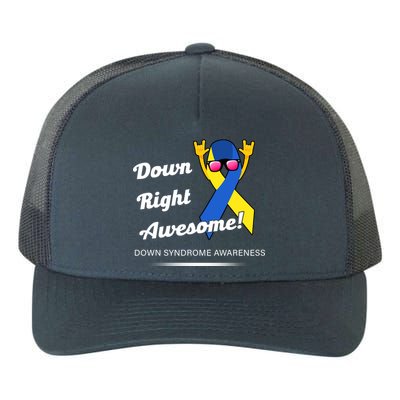 Down Right Awesome Down Syndrome Yupoong Adult 5-Panel Trucker Hat