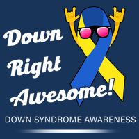 Down Right Awesome Down Syndrome Cooling Performance Crew T-Shirt
