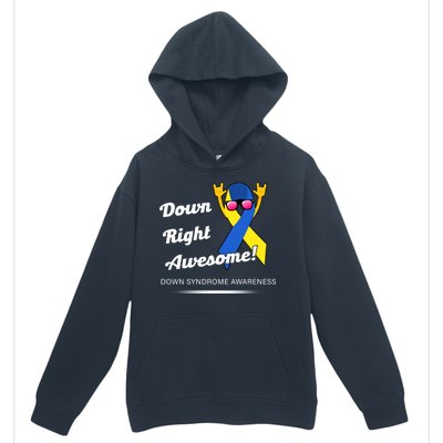 Down Right Awesome Down Syndrome Urban Pullover Hoodie