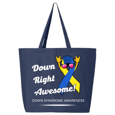 Down Right Awesome Down Syndrome 25L Jumbo Tote