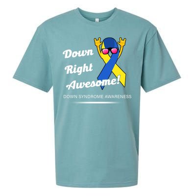 Down Right Awesome Down Syndrome Sueded Cloud Jersey T-Shirt