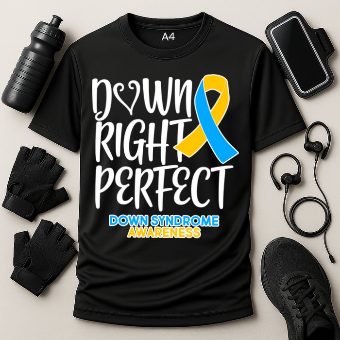 Down Right Perfect - Down Syndrome Awareness Performance Shirt