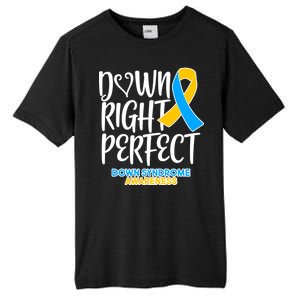 Down Right Perfect - Down Syndrome Awareness Tall Fusion ChromaSoft Performance T-Shirt