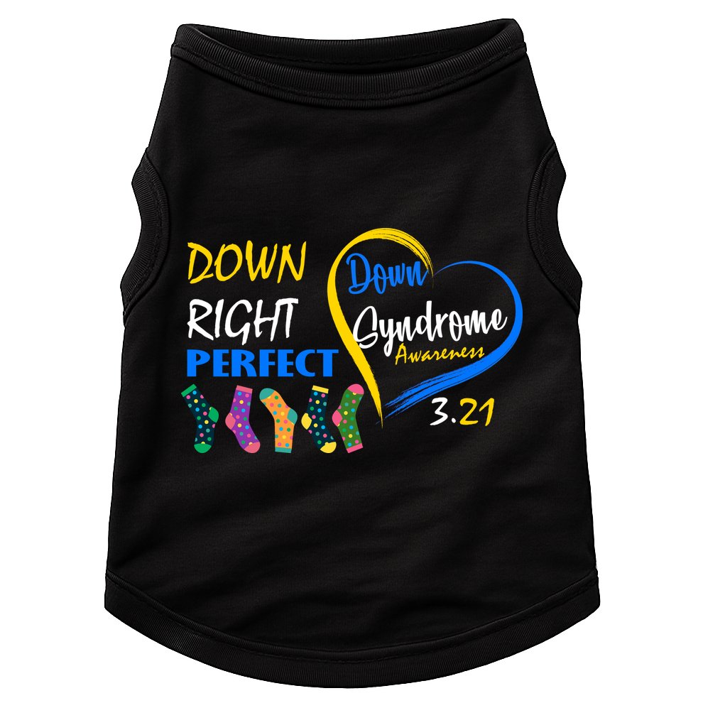 Down Right Perfect Down Syndrome Doggie Tank
