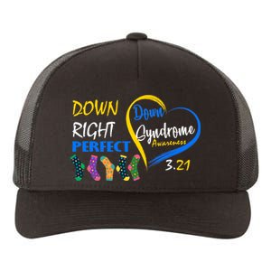 Down Right Perfect Down Syndrome Yupoong Adult 5-Panel Trucker Hat