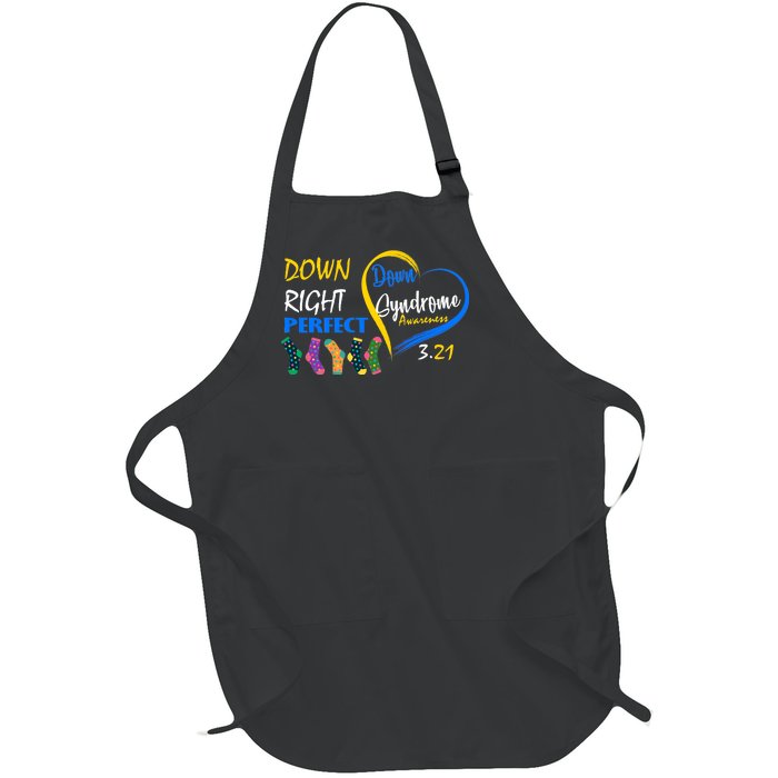 Down Right Perfect Down Syndrome Full-Length Apron With Pockets