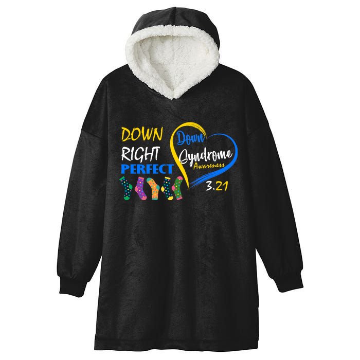 Down Right Perfect Down Syndrome Hooded Wearable Blanket