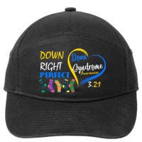 Down Right Perfect Down Syndrome 7-Panel Snapback Hat