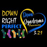 Down Right Perfect Down Syndrome Drawstring Bag