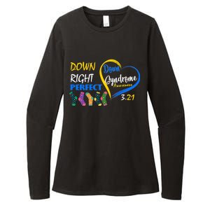 Down Right Perfect Down Syndrome Womens CVC Long Sleeve Shirt