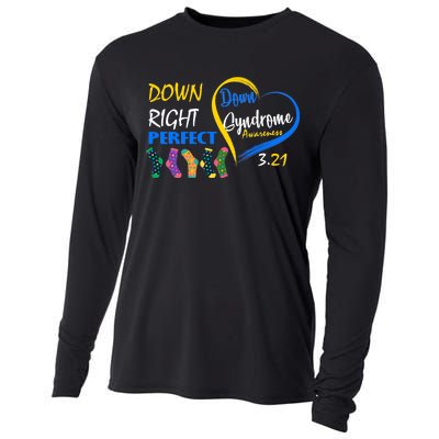 Down Right Perfect Down Syndrome Cooling Performance Long Sleeve Crew