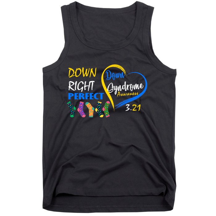 Down Right Perfect Down Syndrome Tank Top