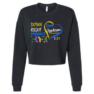 Down Right Perfect Down Syndrome Cropped Pullover Crew