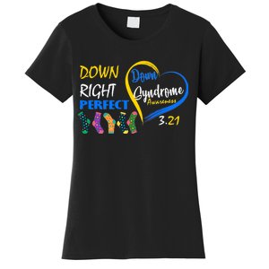 Down Right Perfect Down Syndrome Women's T-Shirt