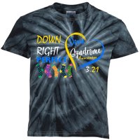 Down Right Perfect Down Syndrome Kids Tie-Dye T-Shirt