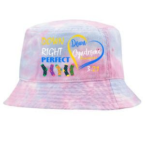 Down Right Perfect Down Syndrome Tie-Dyed Bucket Hat