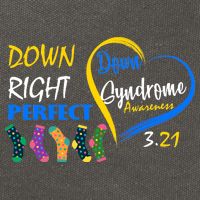Down Right Perfect Down Syndrome Cotton Canvas Backpack