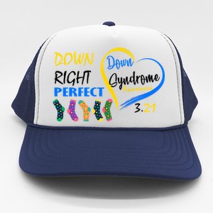 Down Right Perfect Down Syndrome Trucker Hat