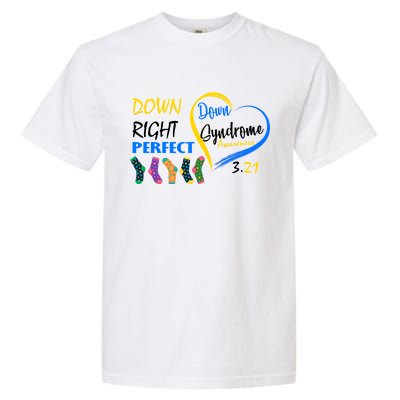 Down Right Perfect Down Syndrome Garment-Dyed Heavyweight T-Shirt