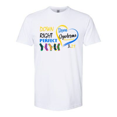 Down Right Perfect Down Syndrome Softstyle® CVC T-Shirt